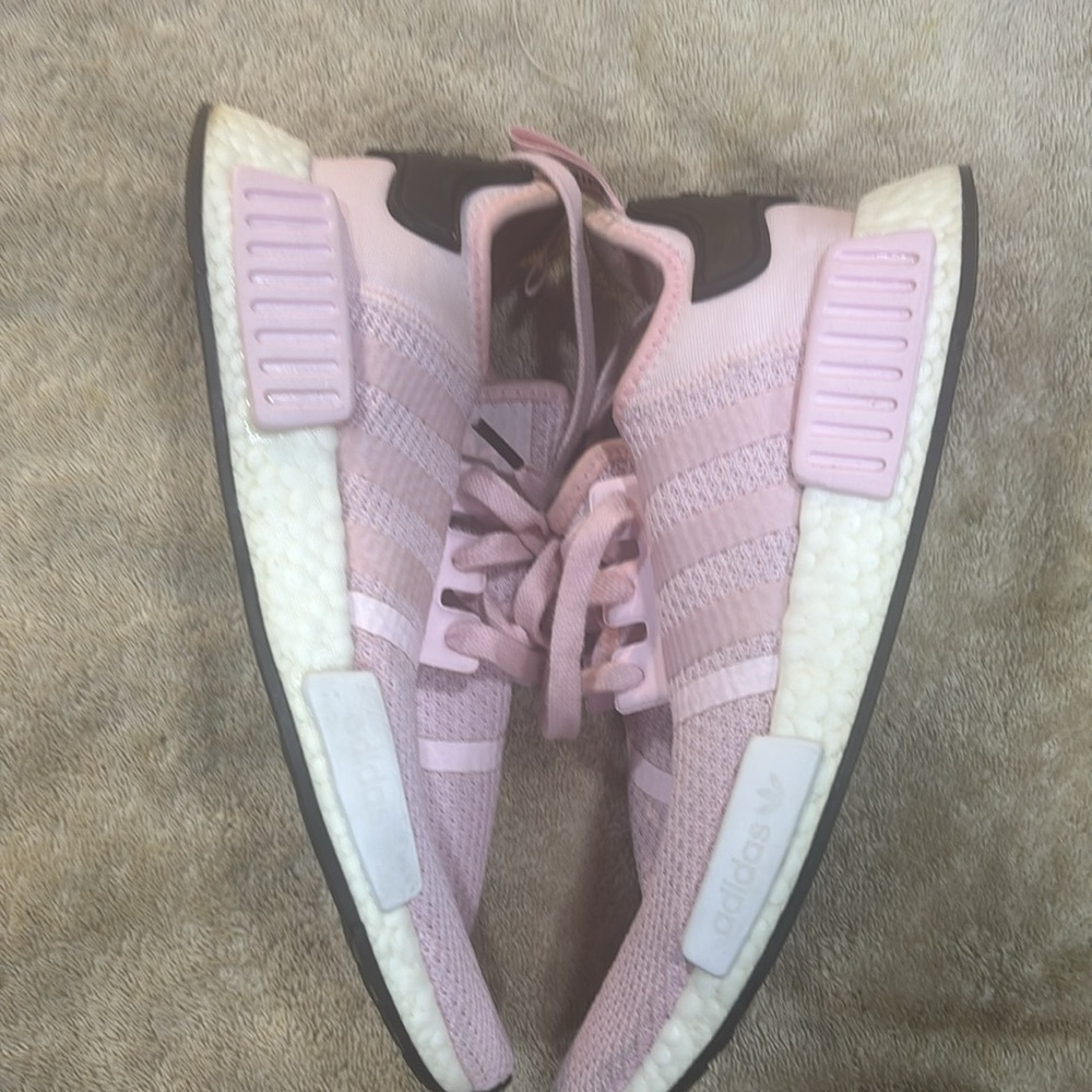 Adidas Women Ultra Boost Light Pink Running Shoes - Picture 3 of 5